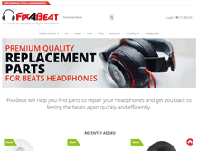 Tablet Screenshot of fixabeat.com